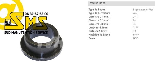Douille bague palonnier 20 - ,