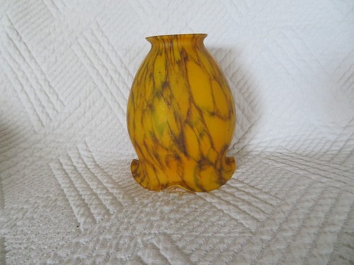 Tulipe verre marmoréen en - verre,
