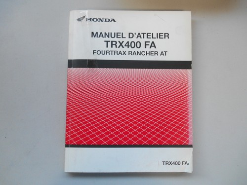 Manuel atelier honda - manuel,