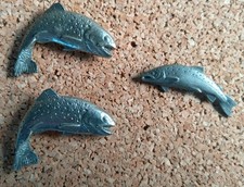 Lot De 3 Pins Pêche, Poisson, Truite, Saumon
