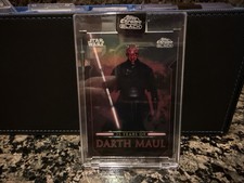 2024 Topps Chrome - Star Wars Black - 25 Years of Darth Maul #DM-4