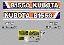 Kubota B1550 Sticker Decal de