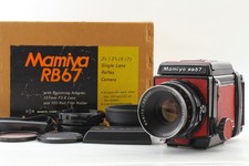 Brilliant Red [ MINT in Box ] Mamiya RB67 Pro Sekor 127mm f/3.8 Lens From JAPAN