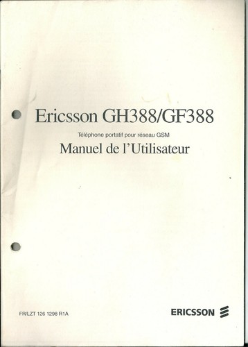 Manuel téléphone gsm - manuel,