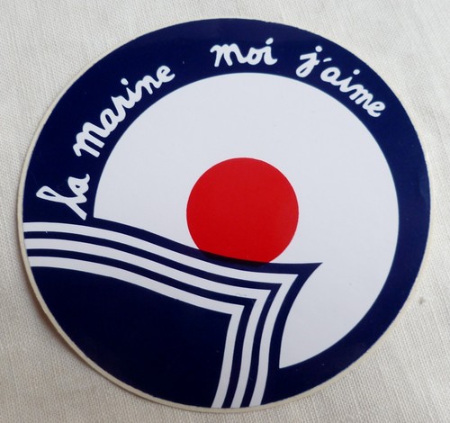 1980s autocollant marine - autocollant, la