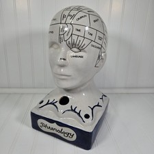 Phrenology Bust Table Head