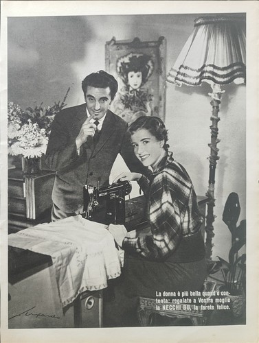 Necchi publicité originale - necchi,