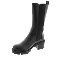 Miz Mooz Womens Bambina Tall Boot EU 36 US 5.5 Black Leather NWOB