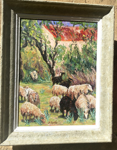 Tableau huile sur - , toile.