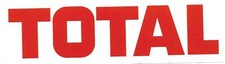 TOTAL Sticker  vinyle  laminé