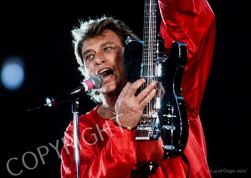 Photo johnny hallyday - a4,