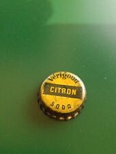 Antique Verigoud Lemon Indoor Cork Soda Capsule
