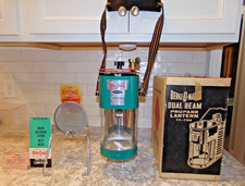 Vintage Bernz-O-Matic Dual Beam Propane Lantern TX-750 Unused in Box + Extras