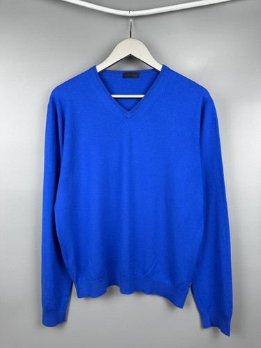 Pull zegna laine col bleu - z,