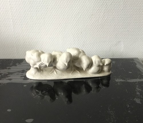 Groupe oiseaux porcelaine - de,