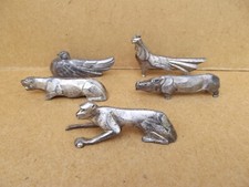 5 Porte Couteau Sandoz Gallia Christofle Singe Rhinocéros Tigre Pigeon Art Déco