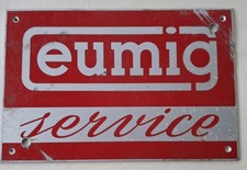 Eumig service Rare plaque