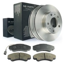 Disques de Frein 300mm Plaquettes Avant pour Citroën Jumper Fiat Ducato Peugeot