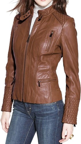 Blouson élégant cuir - élégant, en