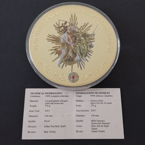 Medaille 2015 100mm 376g pere - 2015,