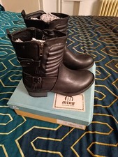 MUSTANG Bottes Effet Cuir Noir