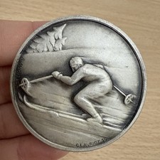 Médaille Skieur Ski De Fond