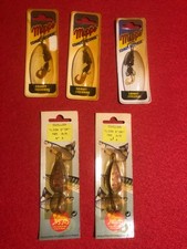 ANCIENNES CUILLERES "MEPPS COMET " et " LION D'OR " N°0 / 1 et 4 (NEUVES)