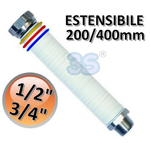 Tuyau flexible acier - en, 1/2''