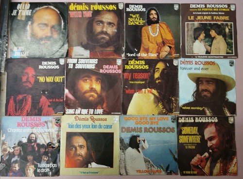 Lot vinyles 45t demis - 12,