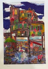 Lienna Pergola- Lithograph on paper