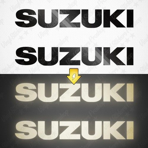 Stickers suzuki cm noir - 2,