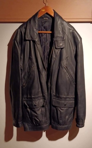 Veste longue homme cuir - veste,