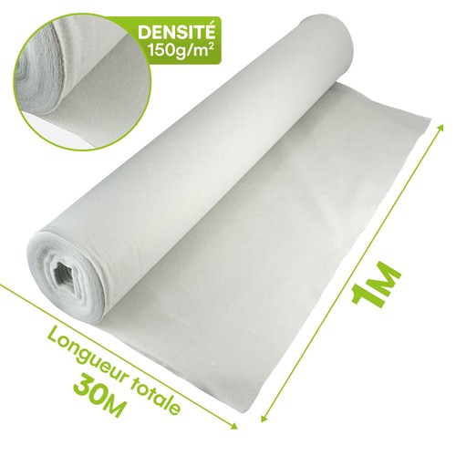 Toile géotextile longueur