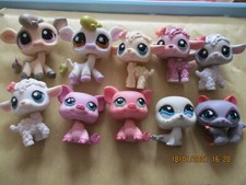 Lot 10 figurines Petshop / Lot