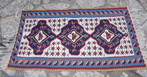 Ancien tapis berbère - , kilim