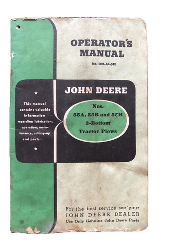 John deere operators manual - deere, 2