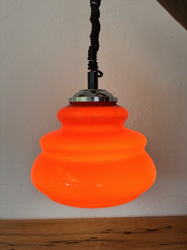 Suspension vintage opaline - suspension,