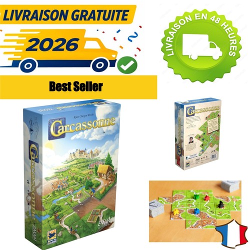 Carcassonne jeu société - jeu, de