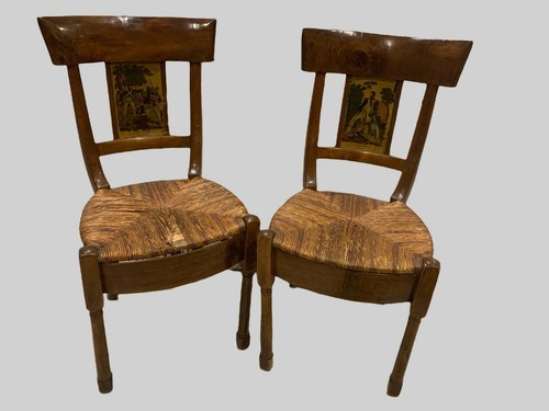 Paire chaises époque - paire,