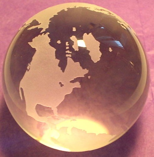Etched crystal world - crystal,
