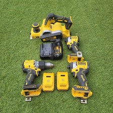 Dewalt Bulk Kit 18v Impact Driver & Drills Kit With Batteries Charger Planer 