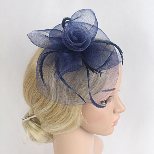 Pince cheveux fleur maille - à,