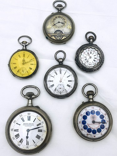 Lot montres gousset - lot, 6