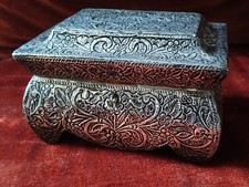 ANCIEN COFFRE A BIJOUX EN BOIS