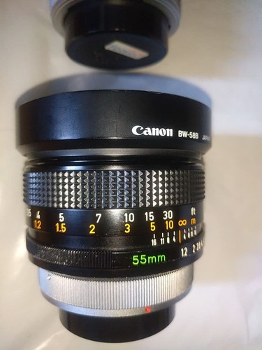 Canon 55mm s - fd, mf