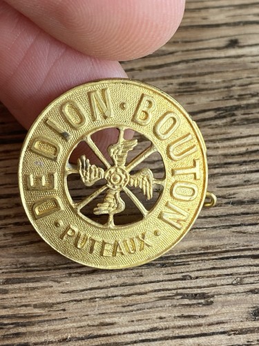 Ancienne broche dion bouton - ancienne,