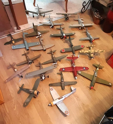 Lot maquettes avion - lot, 21
