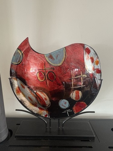Vase décorative sur pied - , en