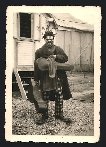 Photographie cirque clown en - -,