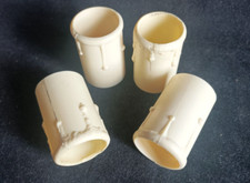 4 grosses bougies couleur